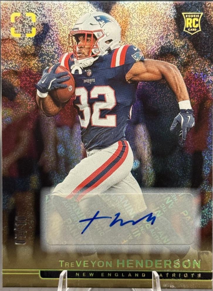 TreVeyon Henderson [Gold Rookie Autograph] #148