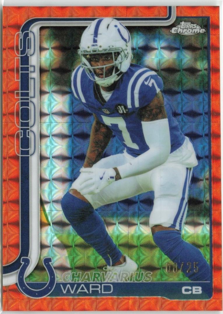 Charvarius Ward [Orange Geometric Refractor] #129