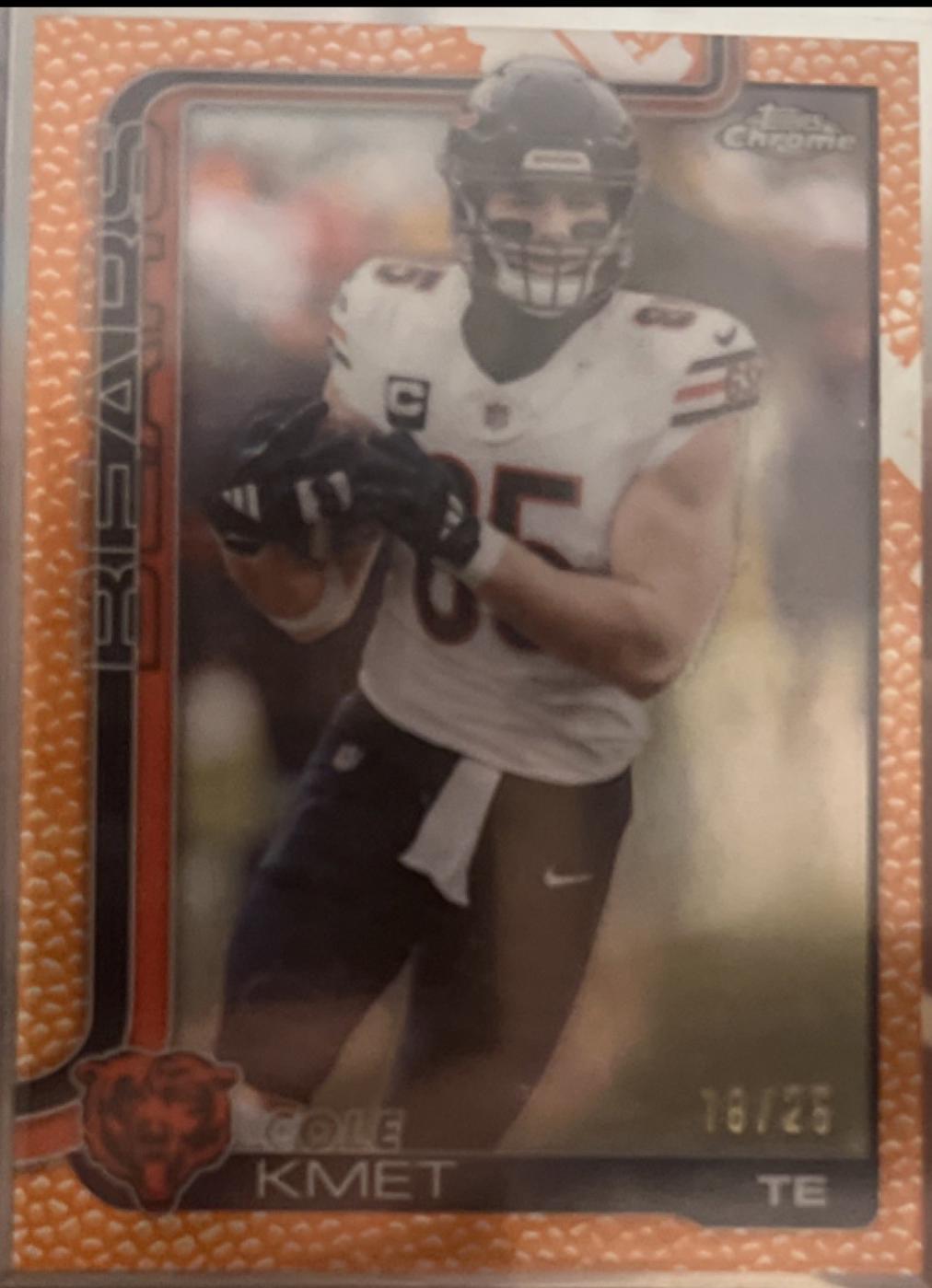 Cole Kmet [Leather Orange] #51