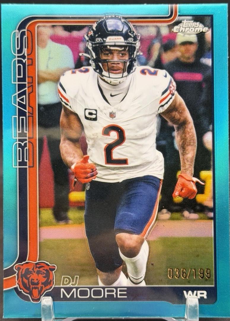 DJ Moore [Aqua Refractor] #48