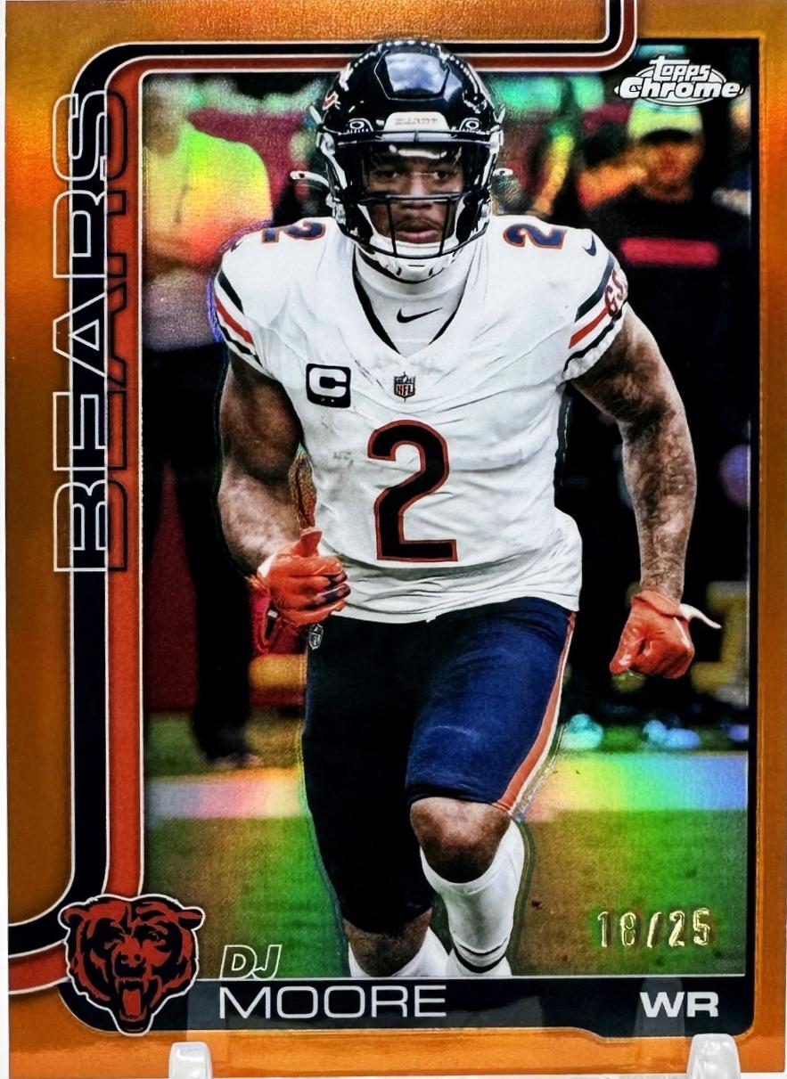 DJ Moore [Orange Refractor] #48