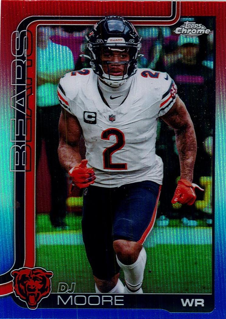 DJ Moore [Red White Blue Refractor] #48