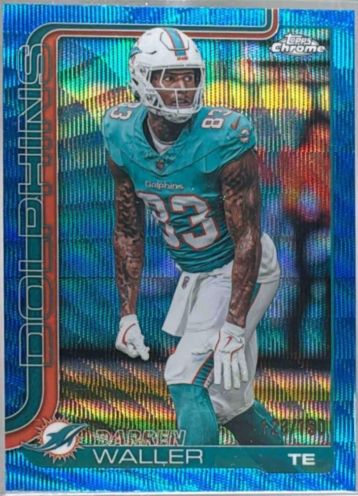 Darren Waller [Blue Wave Refractor] #193