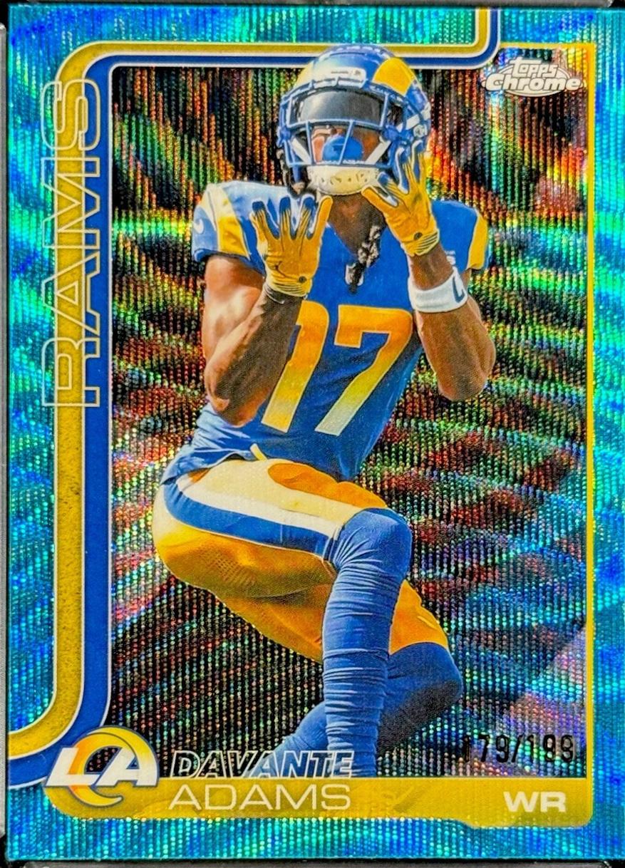 Davante Adams [Aqua Wave Refractor] #165
