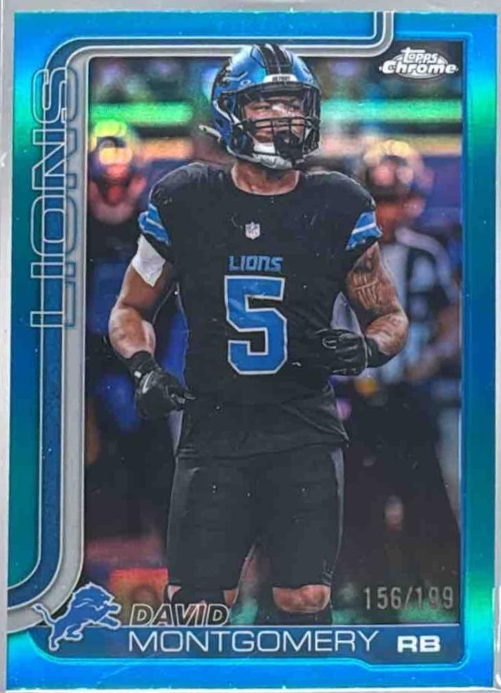 David Montgomery [Aqua Refractor] #103