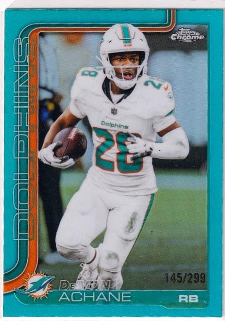 De'Von Achane [Teal Refractor] #188