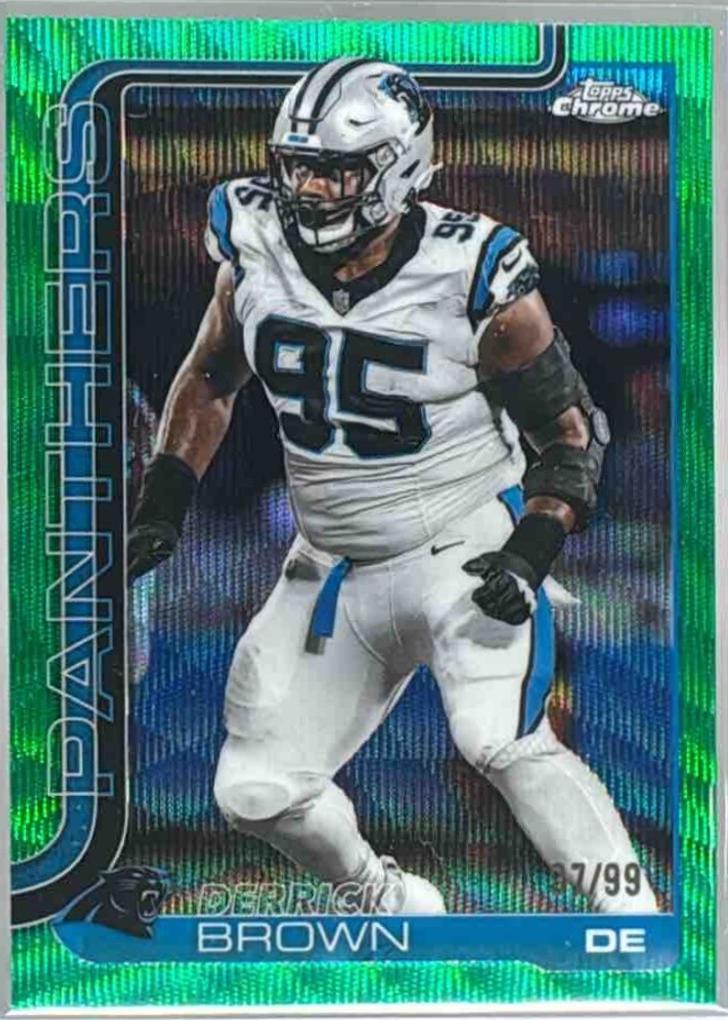 Derrick Brown [Green Wave Refractor] #47