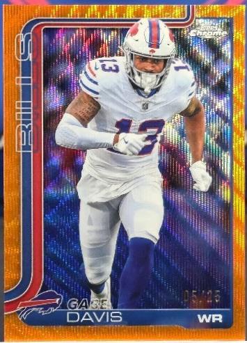 Gabe Davis [Orange Wave Refractor] #142