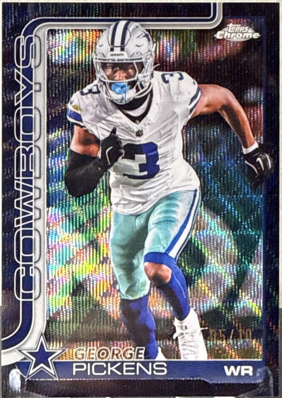 George Pickens [Black Wave Refractor] #80