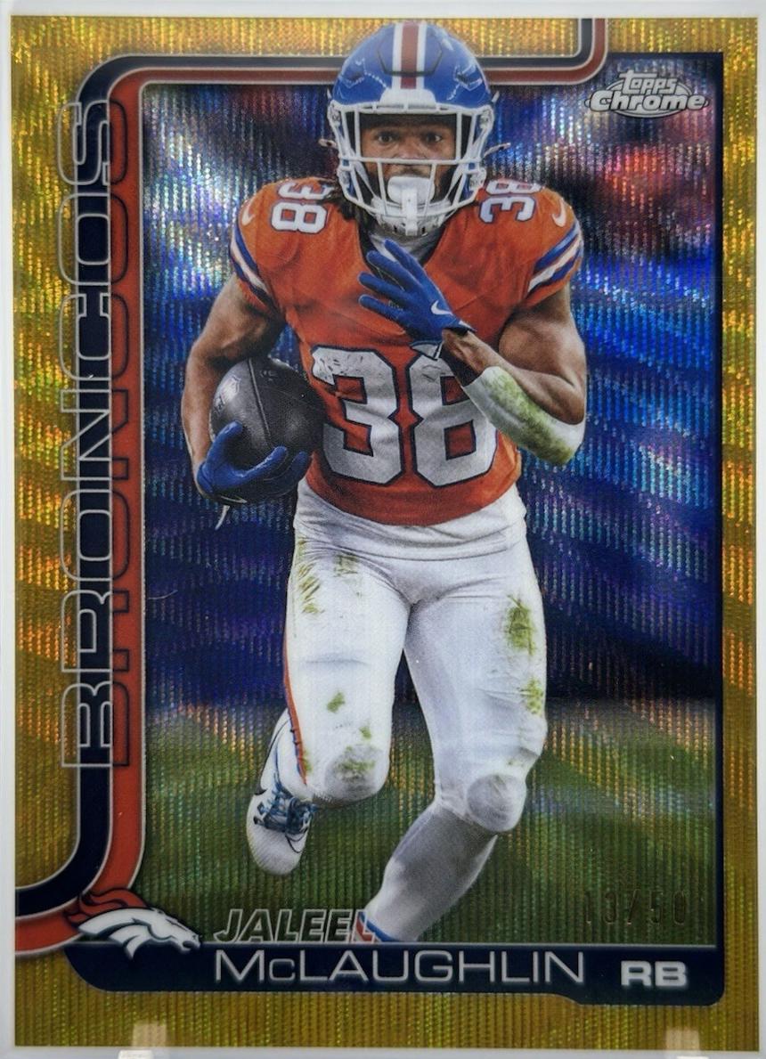 Jaleel McLaughlin [Gold Wave Refractor] #90