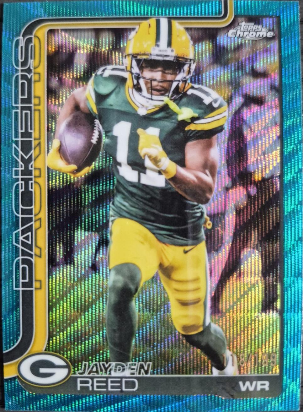Jayden Reed [Blue Wave Refractor] #107