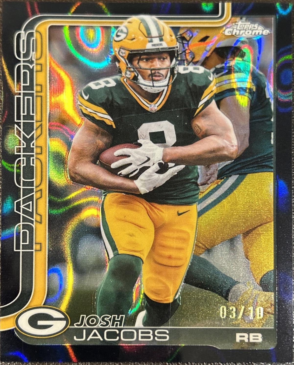 Josh Jacobs [Black Wave Refractor] #110