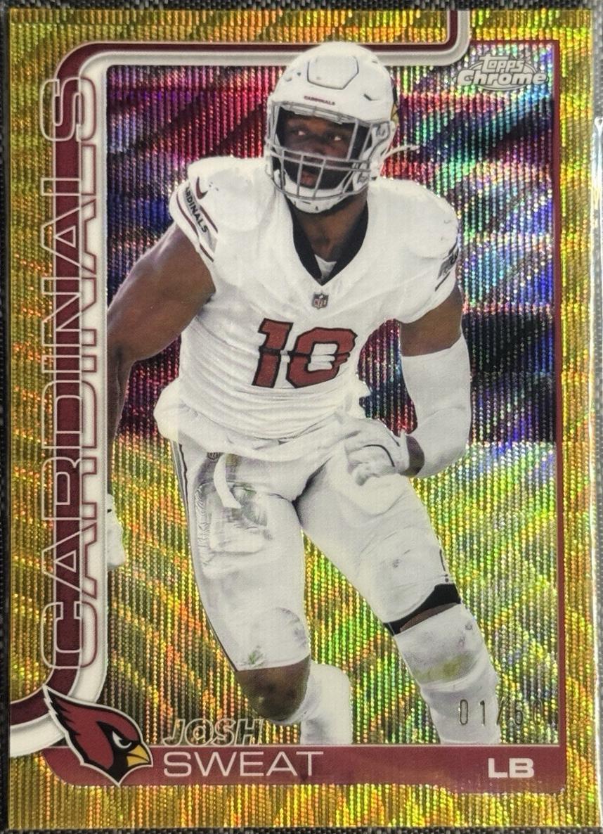 Josh Sweat [Gold Wave Refractor] #10