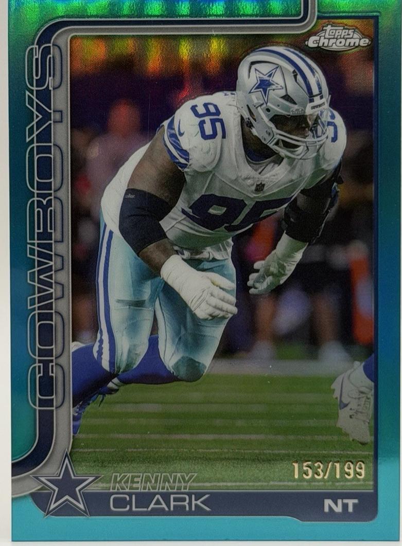Kenny Clark [Aqua Refractor] #73
