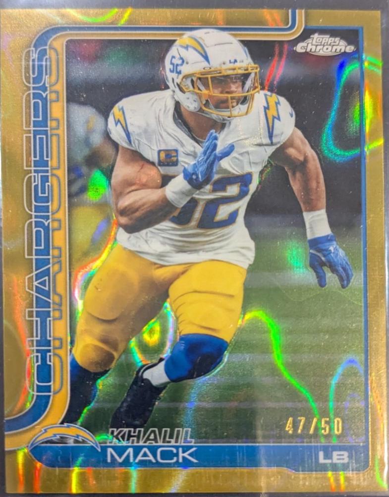 Khalil Mack [Gold Wave Refractor] #160