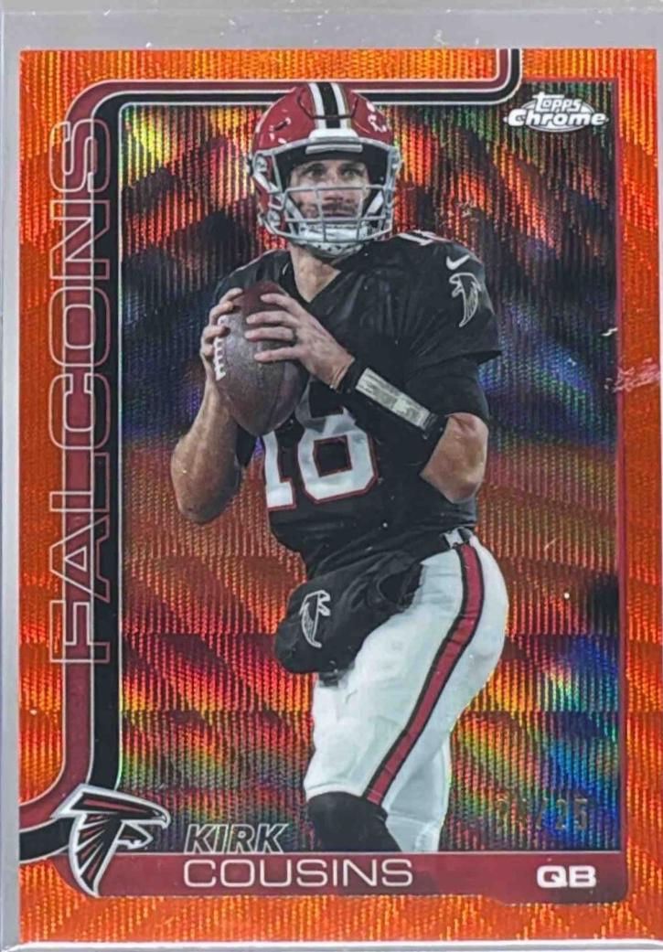 Kirk Cousins [Orange Wave Refractor] #13