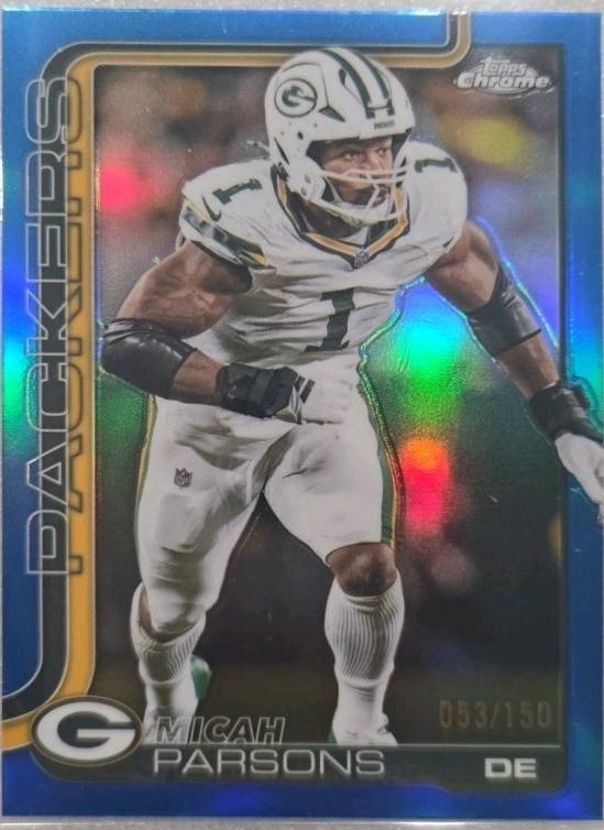 Micah Parsons [Blue Refractor] #77