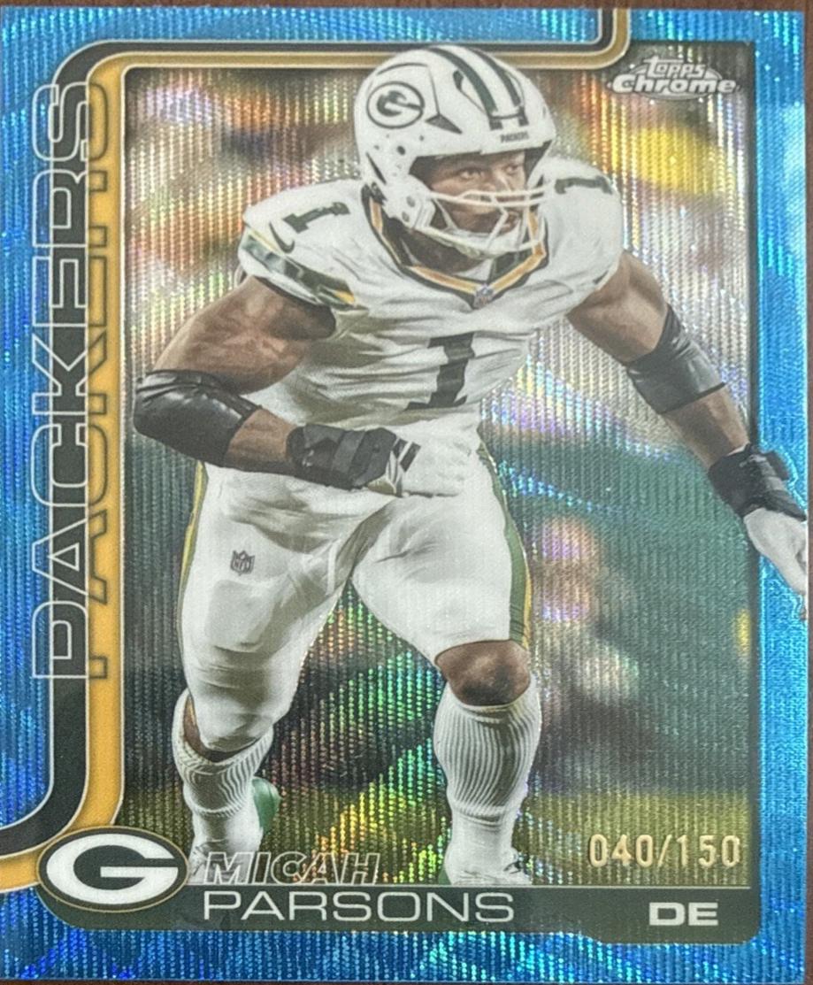 Micah Parsons [Blue Wave Refractor] #77