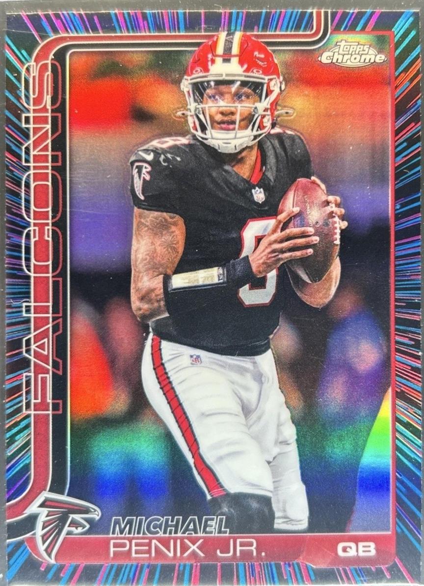 Michael Penix Jr. [Neon Pulse Refractor] #15