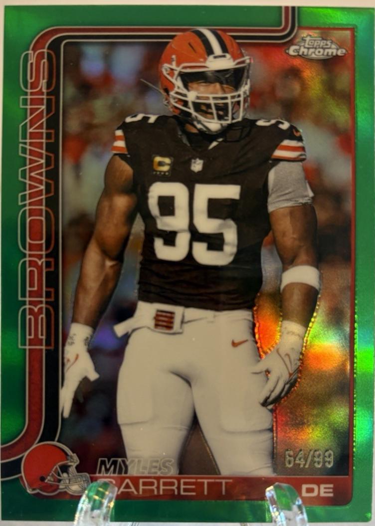 Myles Garrett [Green Refractor] #70