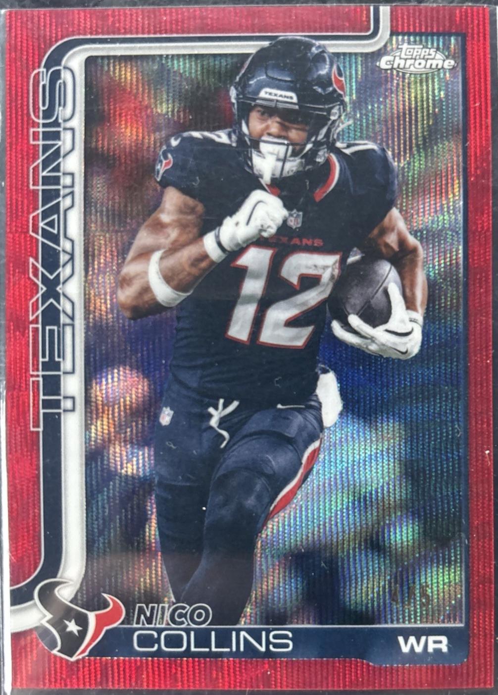 Nico Collins [Red Wave Refractor] #115
