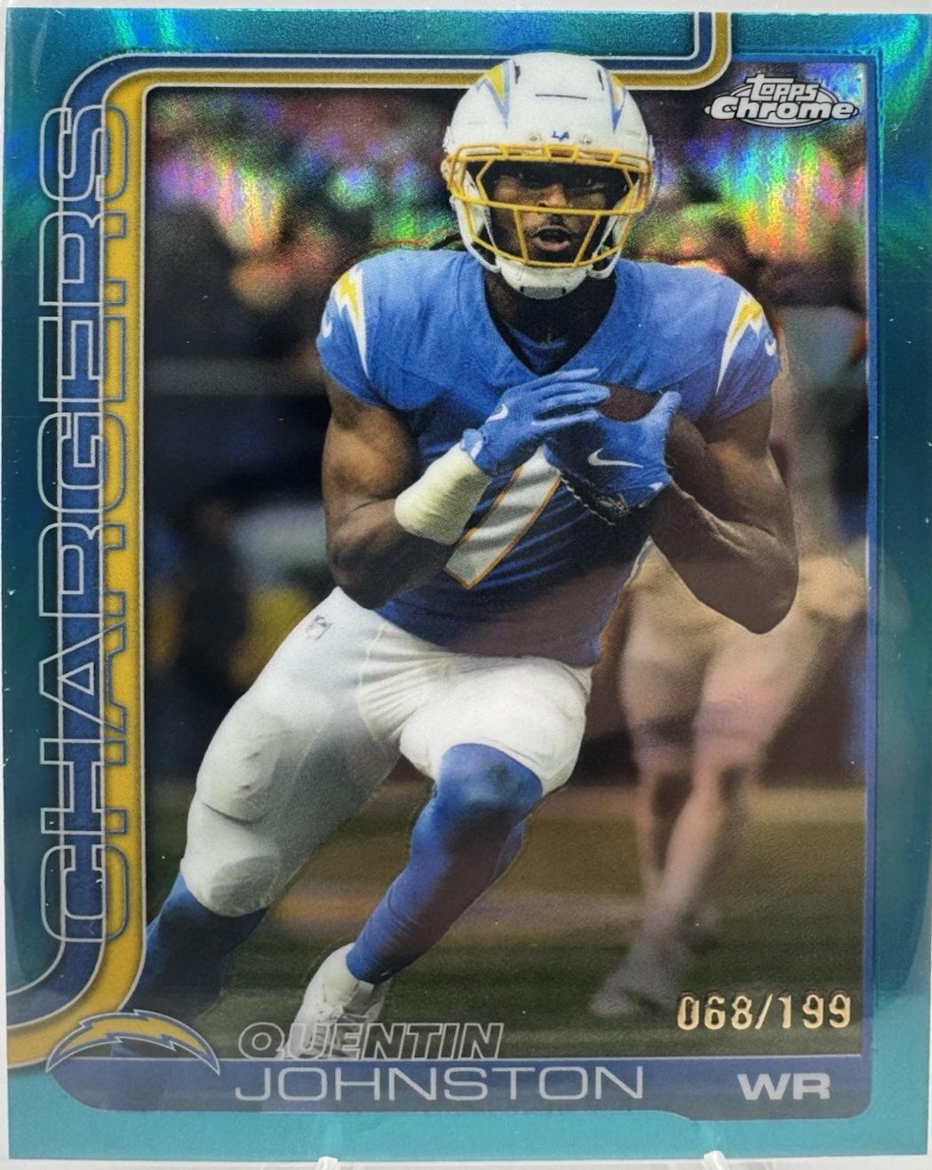 Quentin Johnston [Aqua Refractor] #159