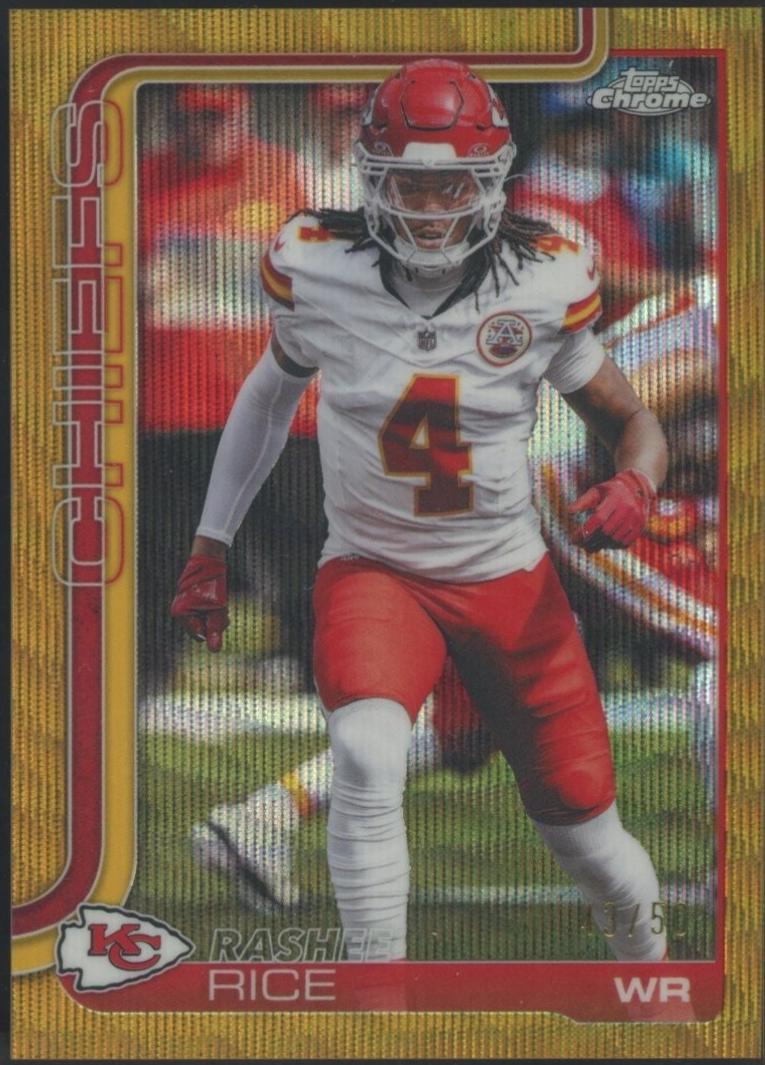 Rashee Rice [Gold Wave Refractor] #147