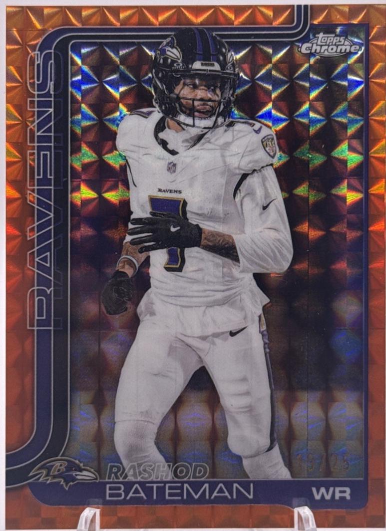 Rashod Bateman [Orange Geometric Refractor] #21