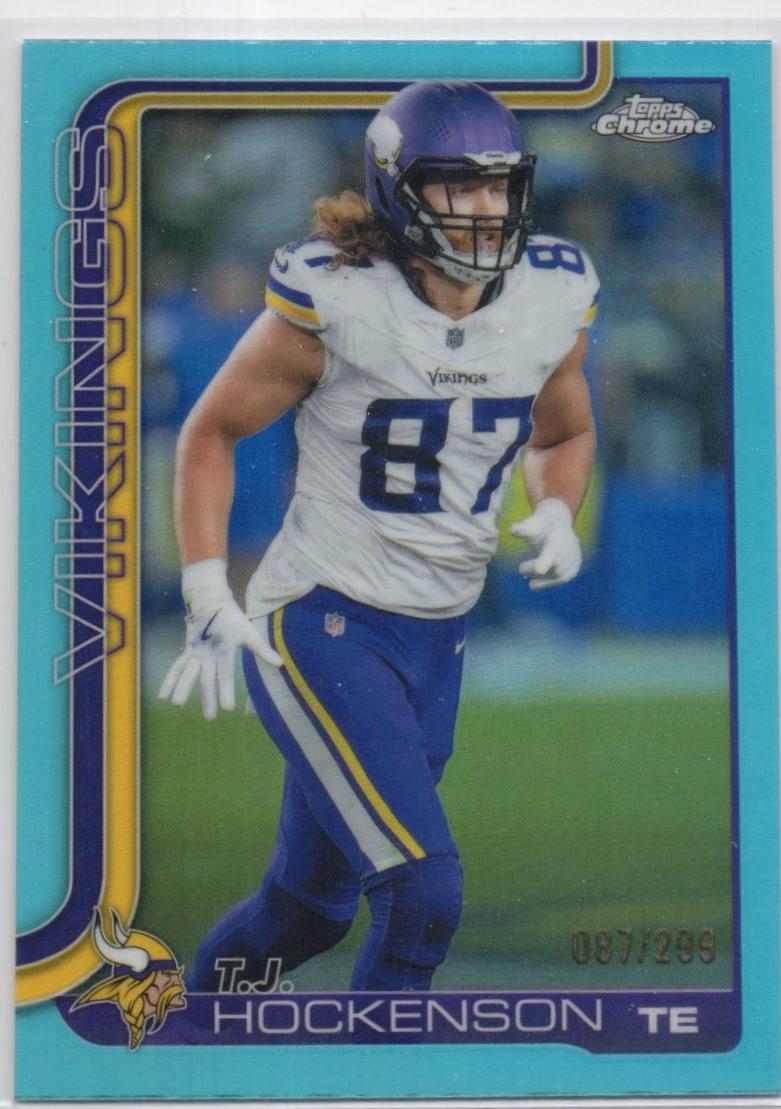 T.J. Hockenson [Teal Refractor] #200