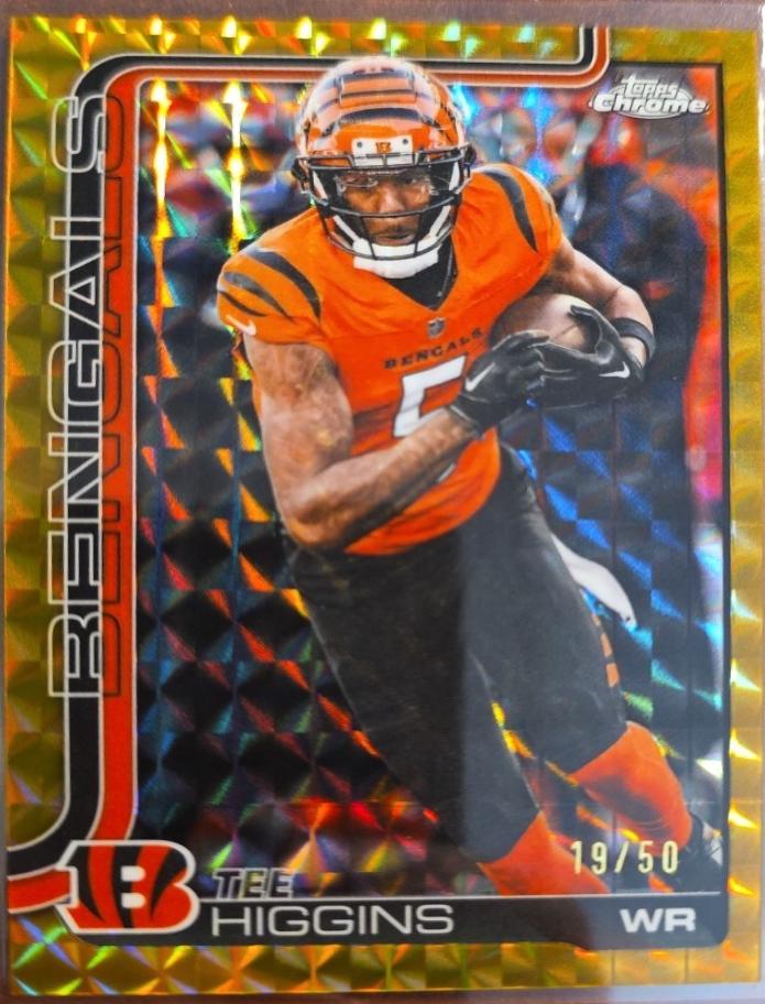 Tee Higgins [Gold Geometric Refractor] #59
