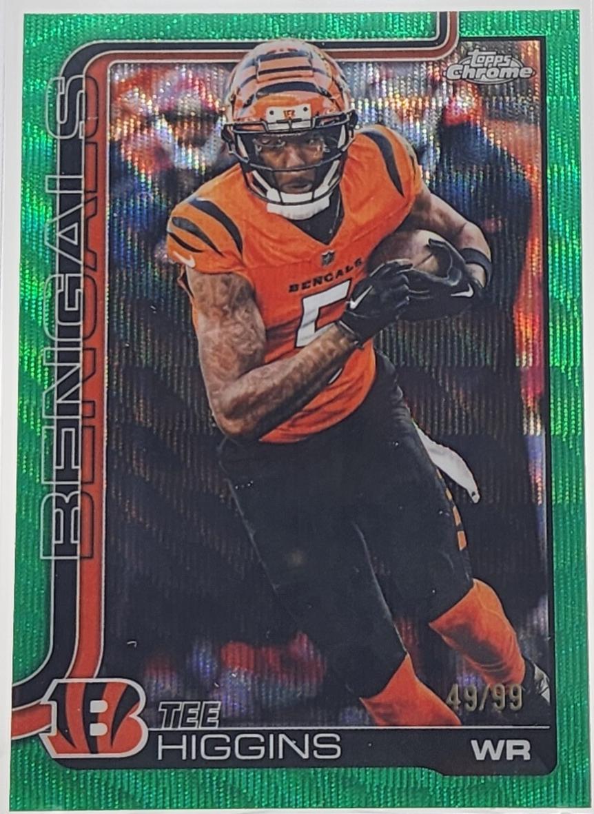 Tee Higgins [Green Wave Refractor] #59