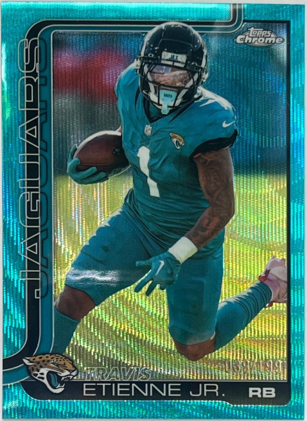Travis Etienne Jr. [Aqua Wave Refractor] #139