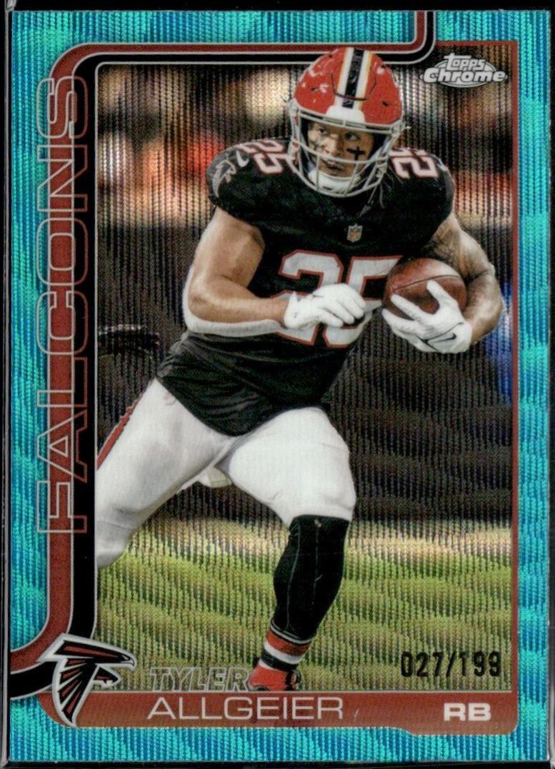 Tyler Allgeier [Aqua Wave Refractor] #17