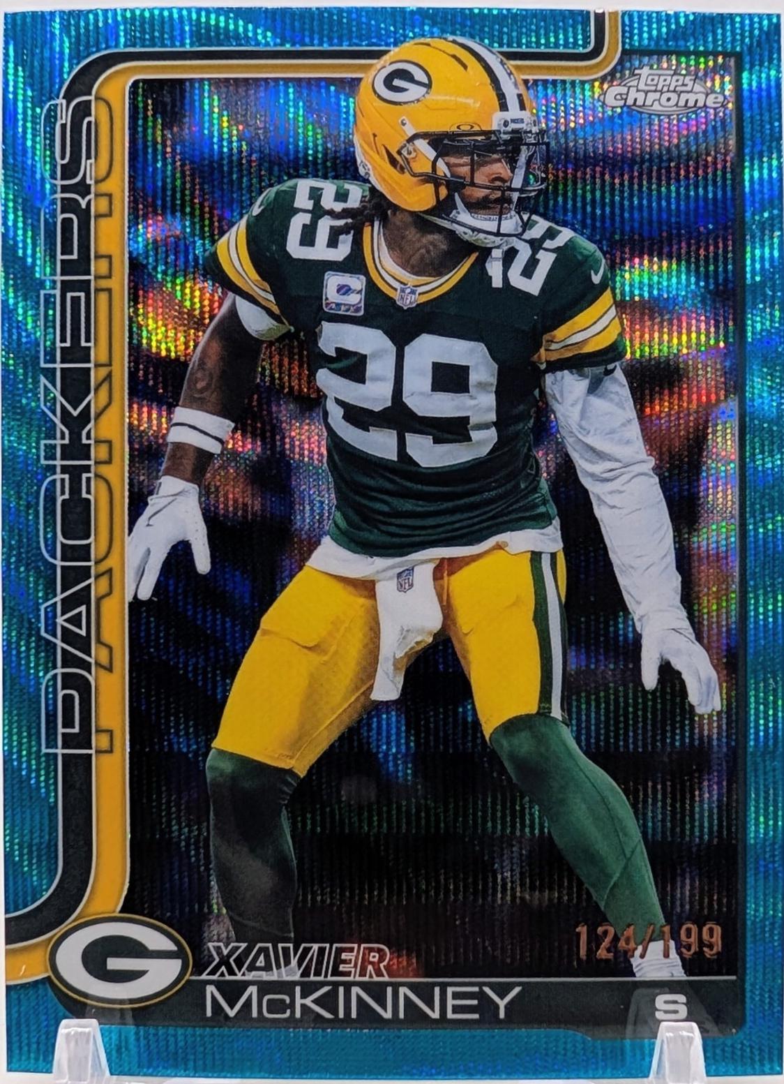 Xavier McKinney [Aqua Wave Refractor] #113