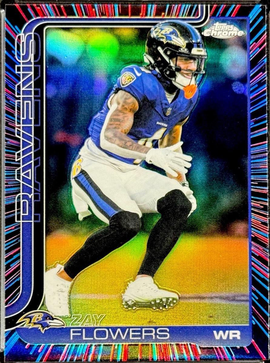 Zay Flowers [Neon Pulse Refractor] #22