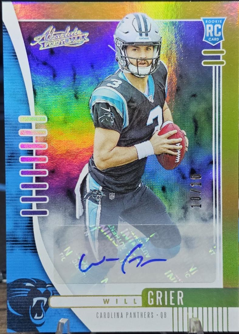 Will Grier [Spectrum Gold Autograph] #140