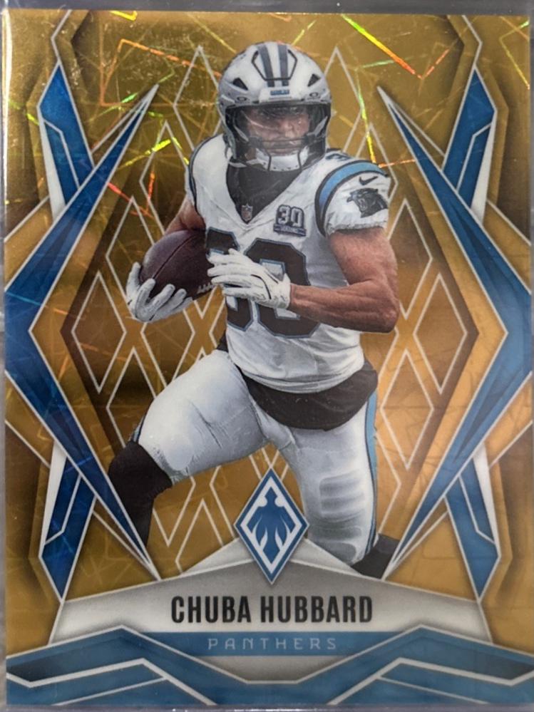 Chuba Hubbard [Gold Lazer] #75
