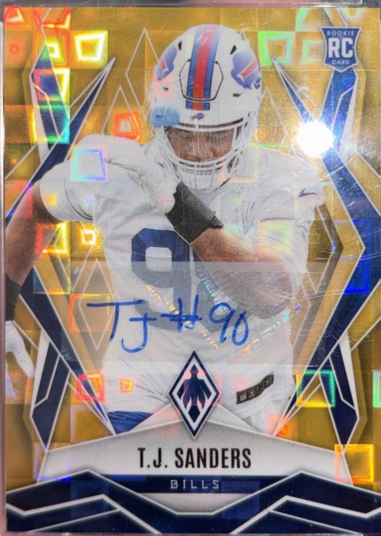 T.J. Sanders [Gold Autograph] #181