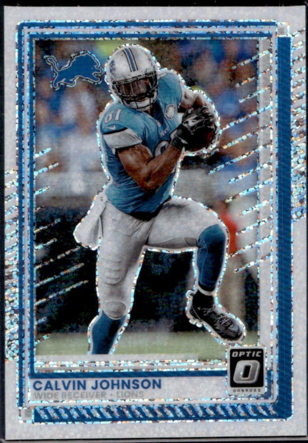 Calvin Johnson [White Sparkle] #19