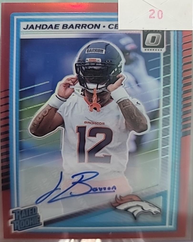 Jahdae Barron [Red Autograph] #207