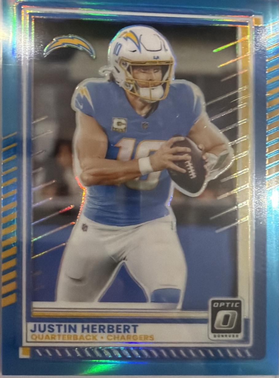 Justin Herbert [Neon Blue] #109