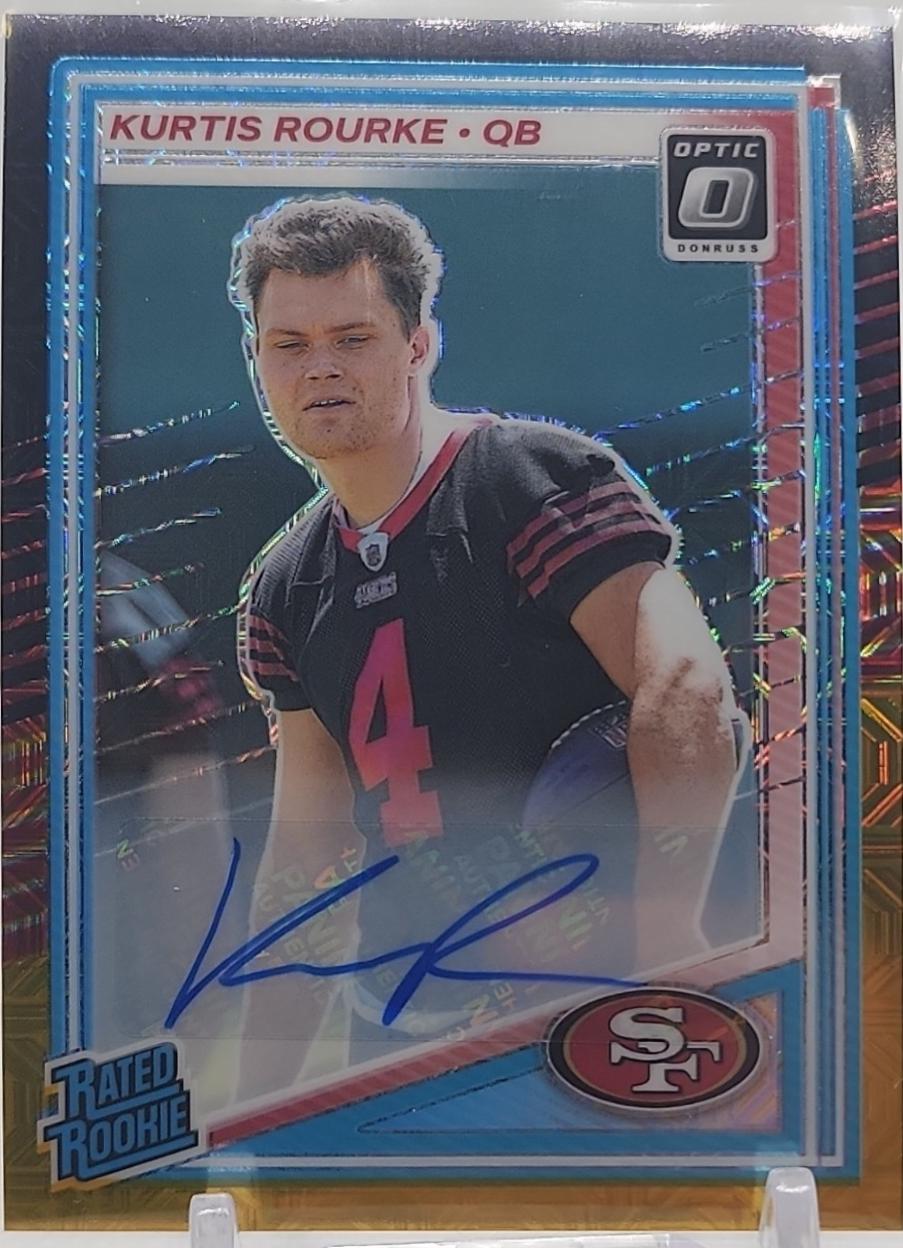 Kurtis Rourke [Black Gold Autograph] #243