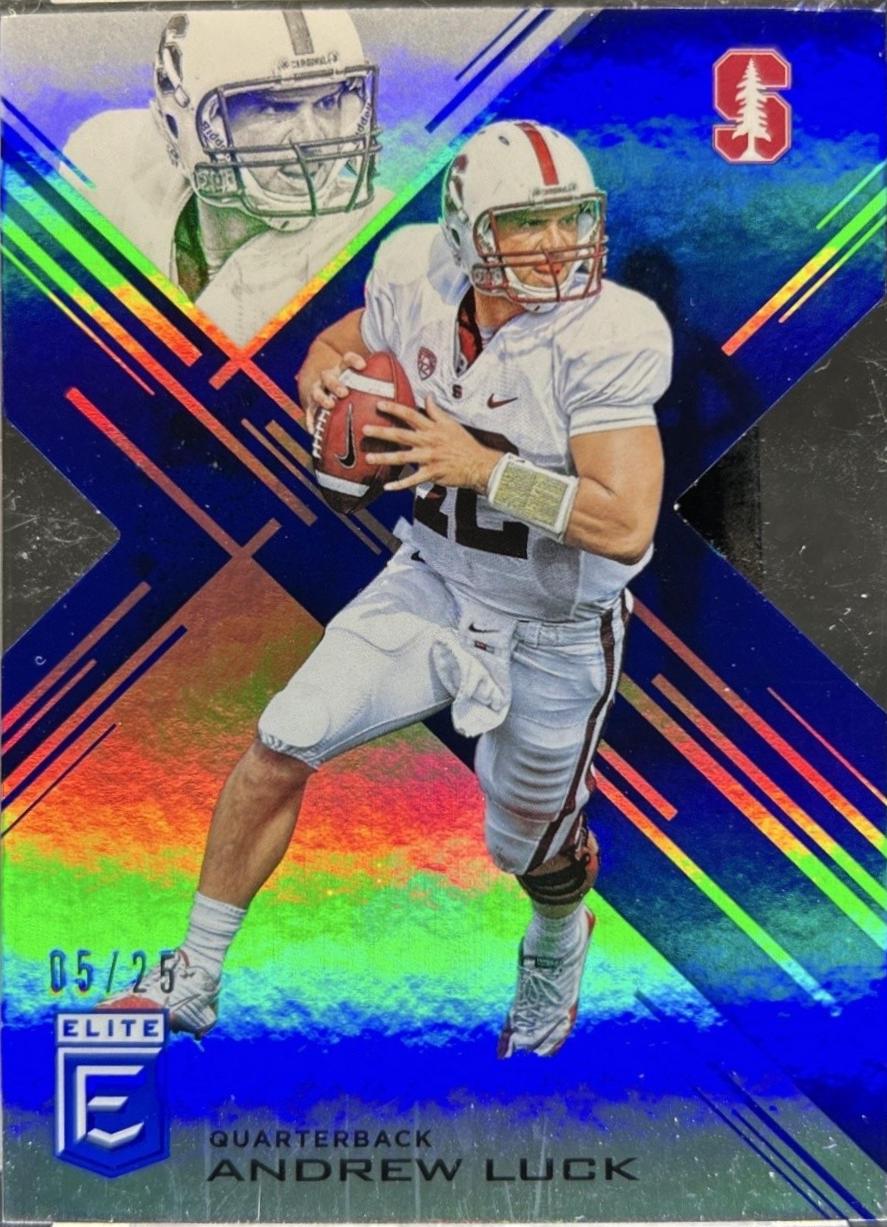 Andrew Luck [Blue Die Cut] #7