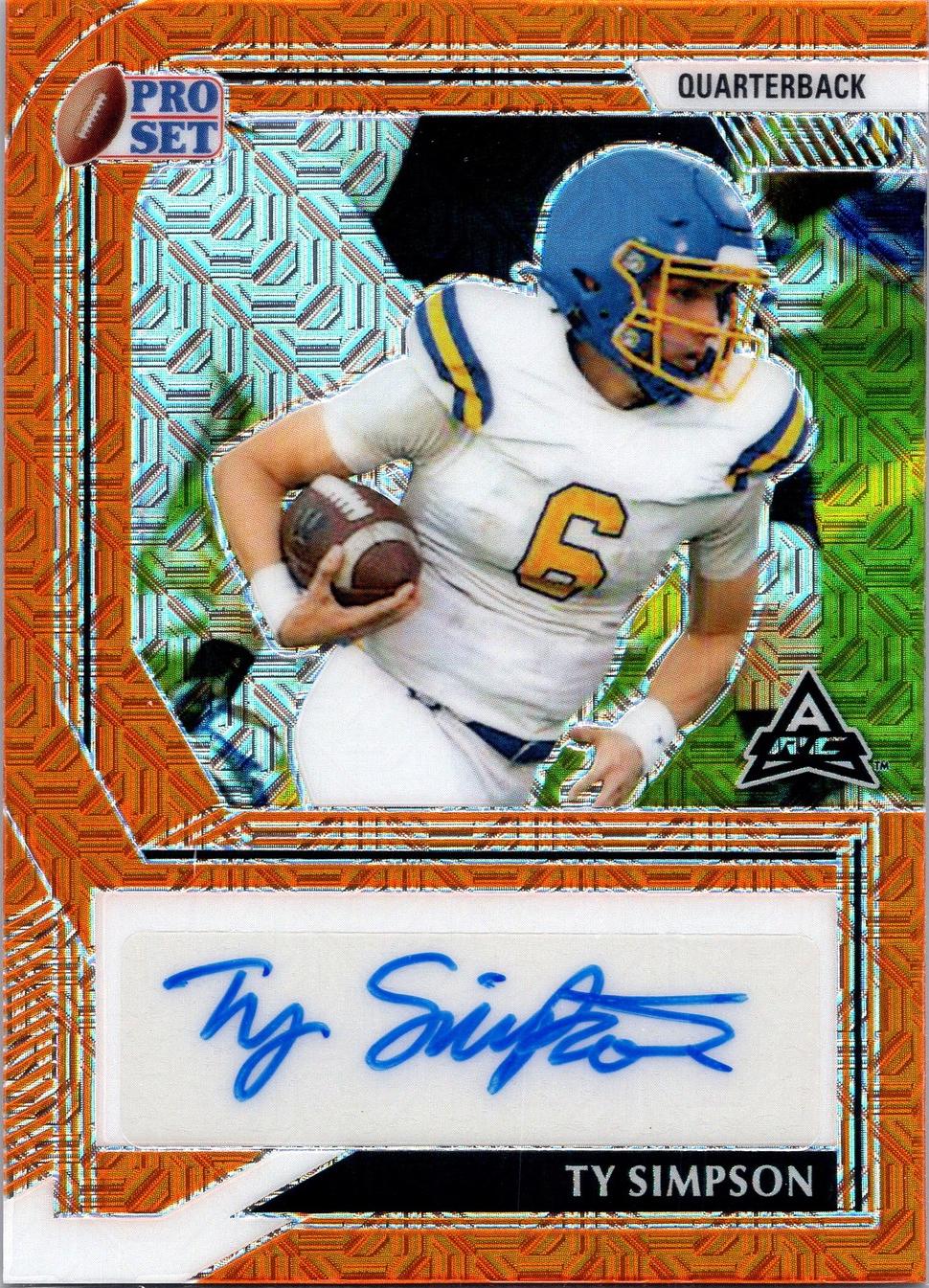 Ty Simpson [Mojo Orange] #PA-TS1