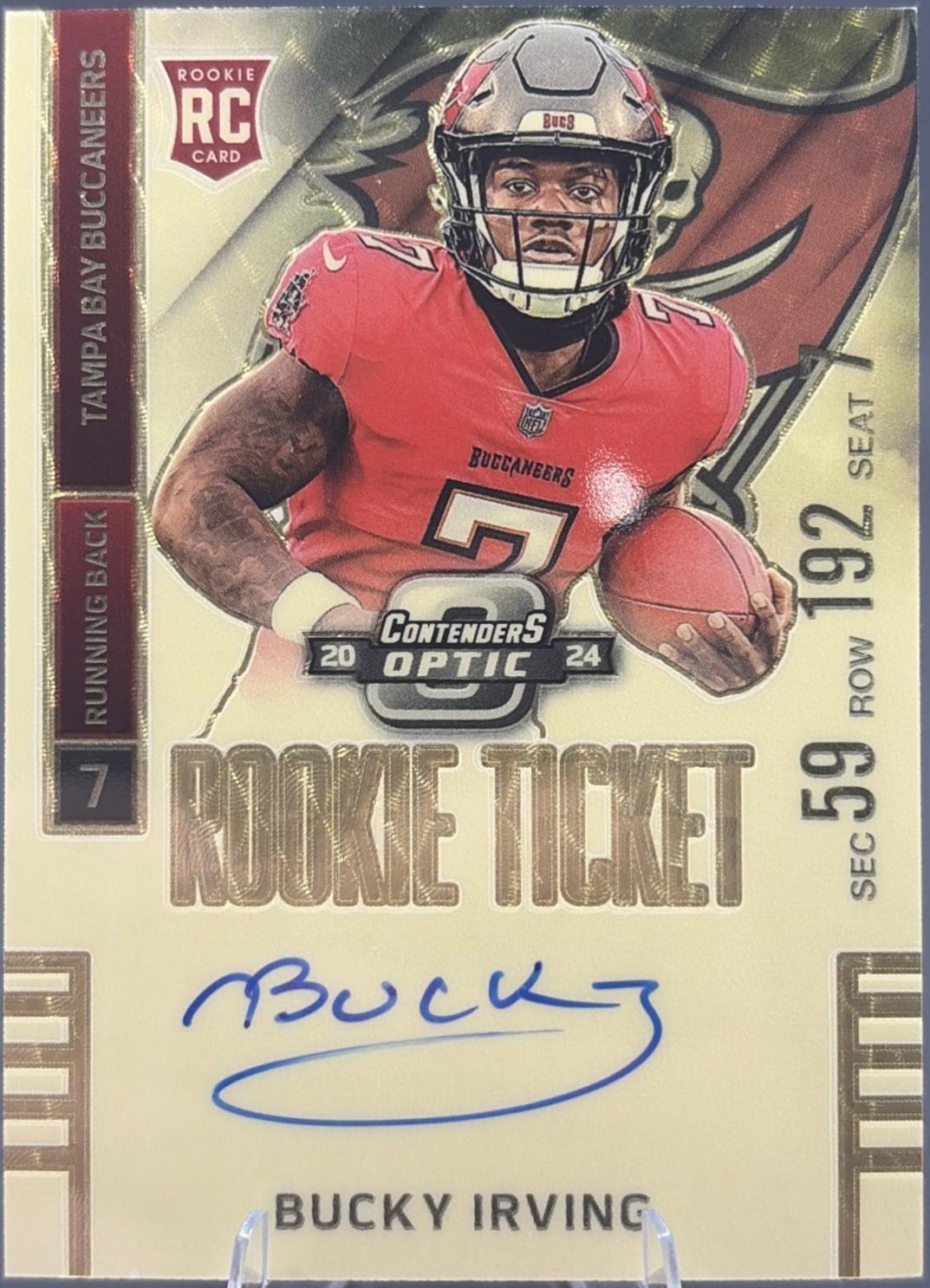 Bucky Irving [Gold Vinyl Autograph] #122