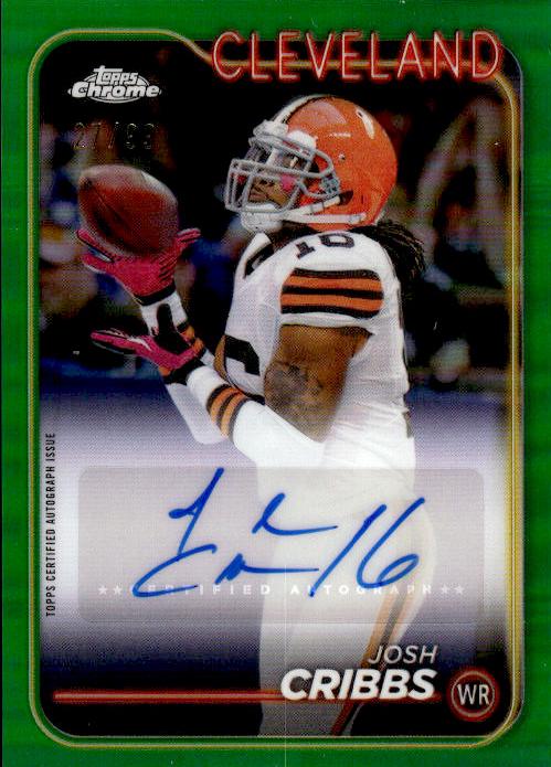 Josh Cribbs [Green Geometric Variation] #BA-JCR