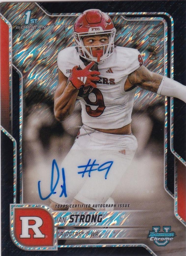 Ian Strong [Black Shimmer Refractor] #BCA-IAN