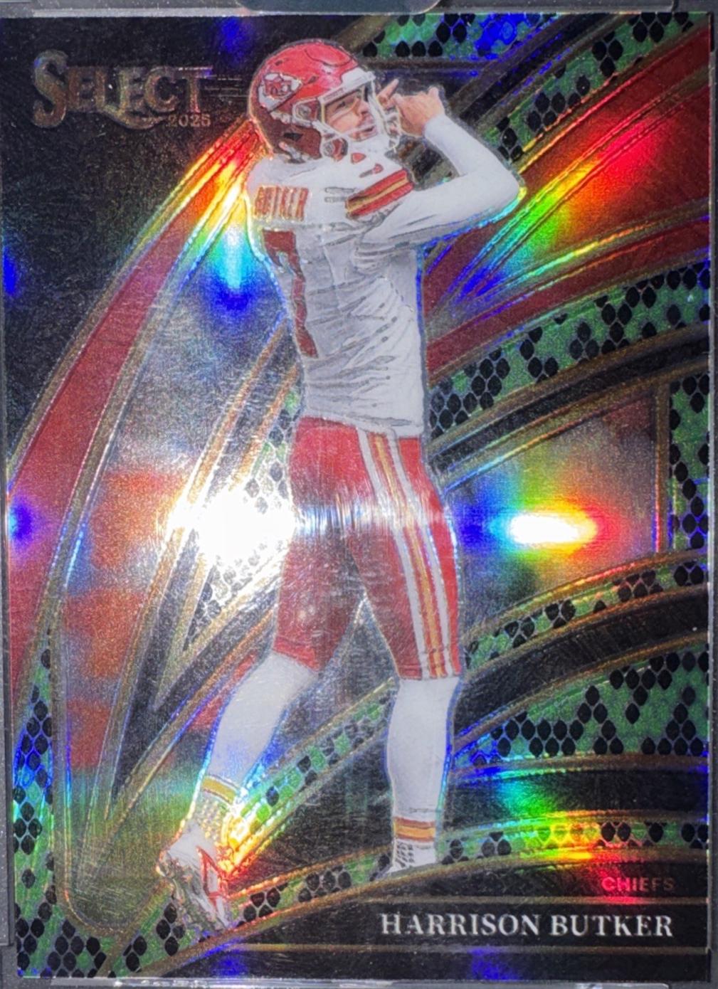 Harrison Butker [Green Black Snakeskin Prizm] #209