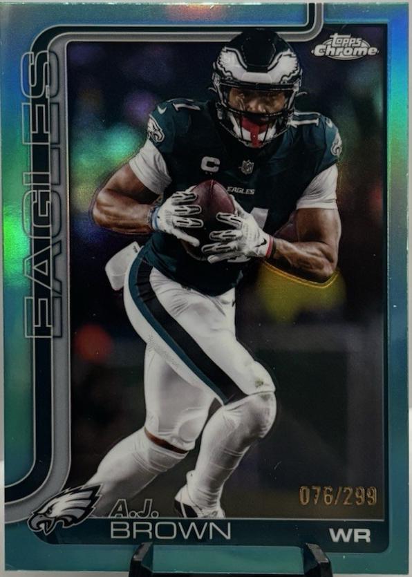 A.J. Brown [Aqua Refractor] #243
