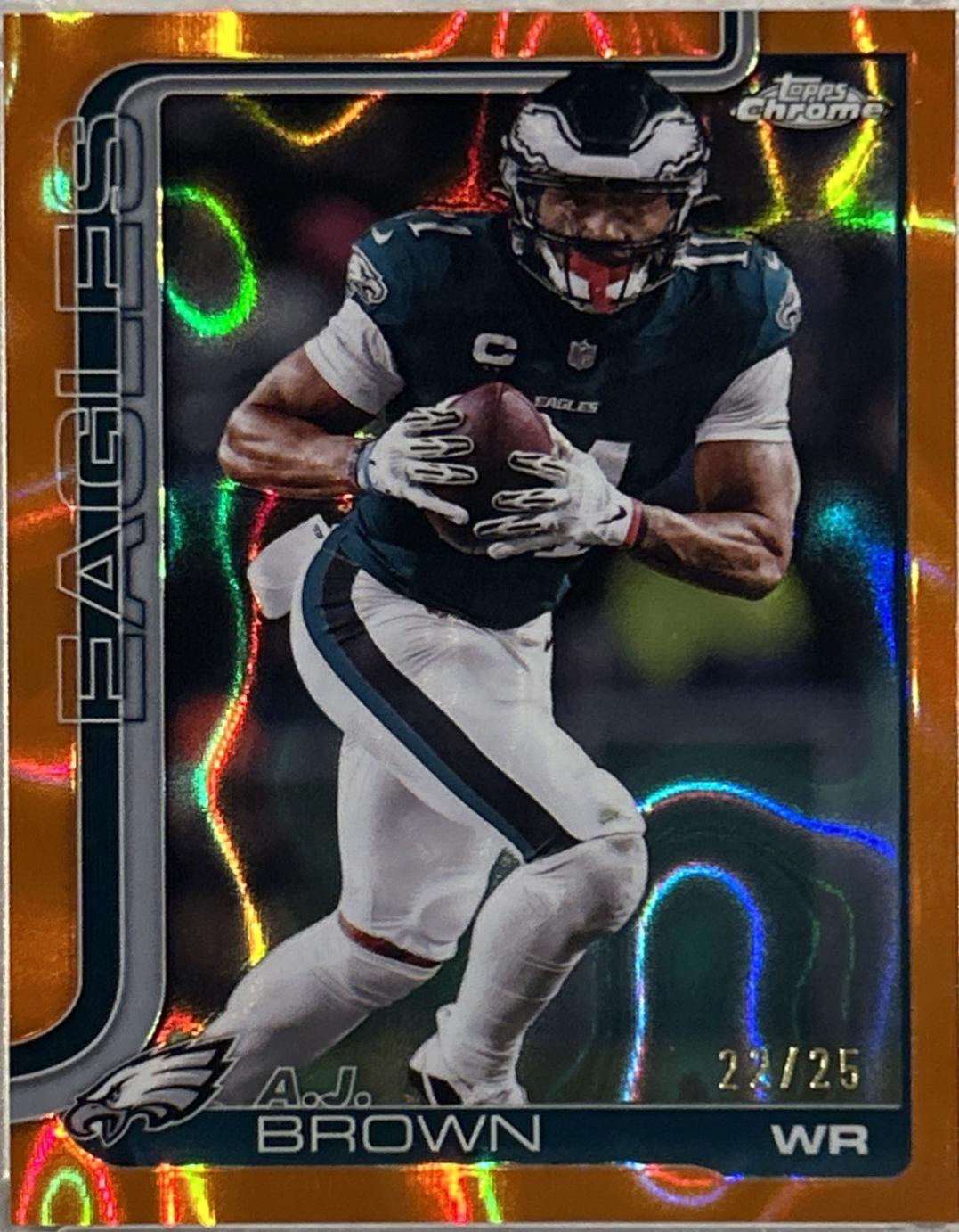 A.J. Brown [Orange Refractor] #243